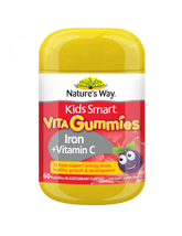 Nature's Way Kids Smart Vita Gummies Iron + Vitamin C 60 Pastilles